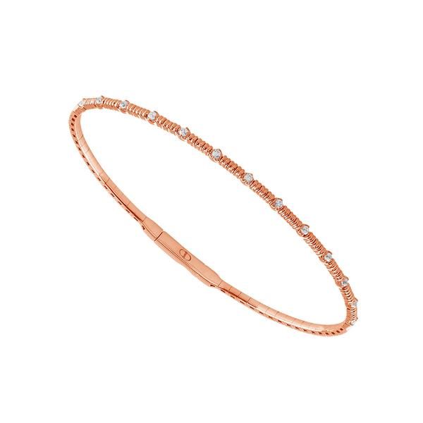 FLEXIBLE DIAMOND BANGLE BRACELET