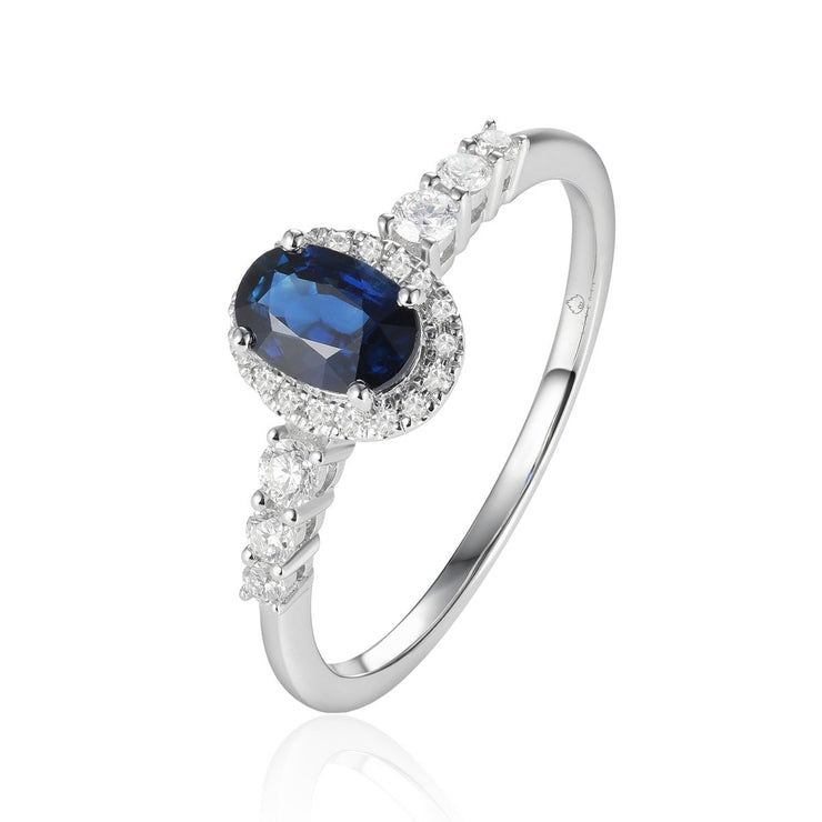 LUVENTE - SAPPHIRE & DIAMOND RING