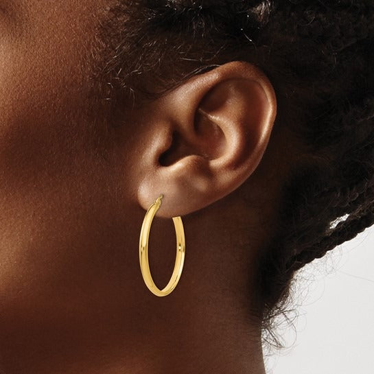 Gold Hoop Earring