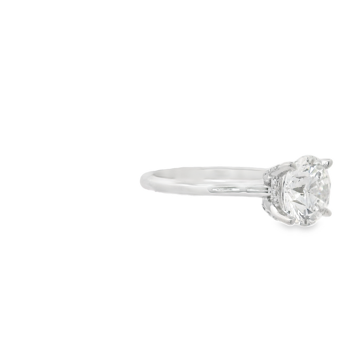 DIAMOND ENGAGEMENT RING - 2 CT ROUND CENTER