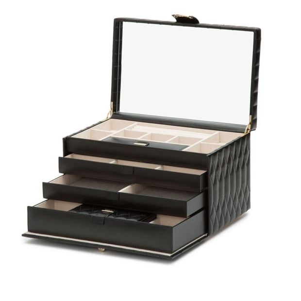 WOLF - Caroline Large Jewelry Case Black