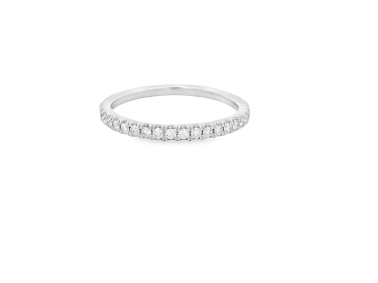 WHITE GOLD DIAMOND WEDDING BAND