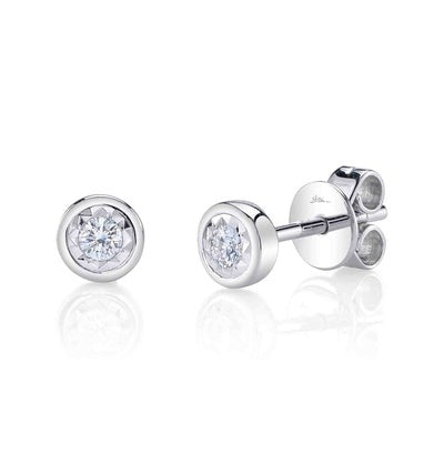 SHY CREATION - BEZEL SET DIAMOND STUDS