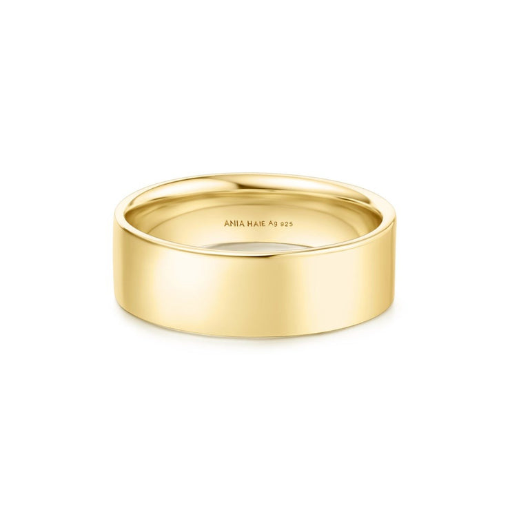 Ania Haie - Gold Wide Band Ring