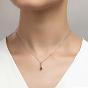 LAFONN - JANUARY BIRTHSTONE LOVE PENDANT