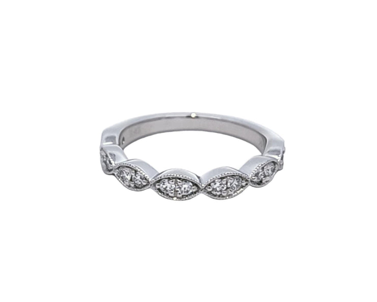 DIAMONDS FOREVER - ILLUSION MARQUISE DIAMOND WEDDING BAND