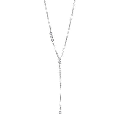 SHY CREATION - DIAMOND LARIAT NECKLACE