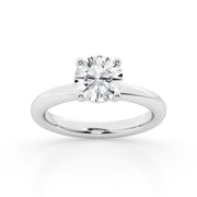 Diamond Solitaire Engagement Ring – 1 Ct Round