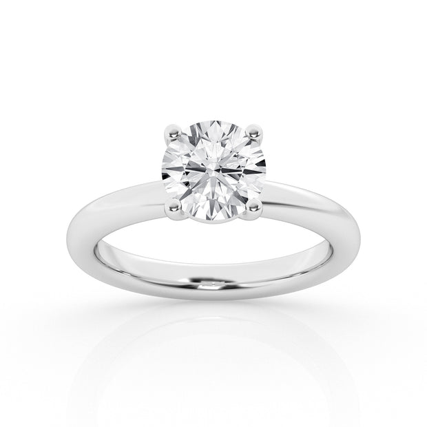 Diamond Solitaire Engagement Ring – 1 Ct Round