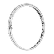 DIAMOND BANGLE BRACELET – 2 CT