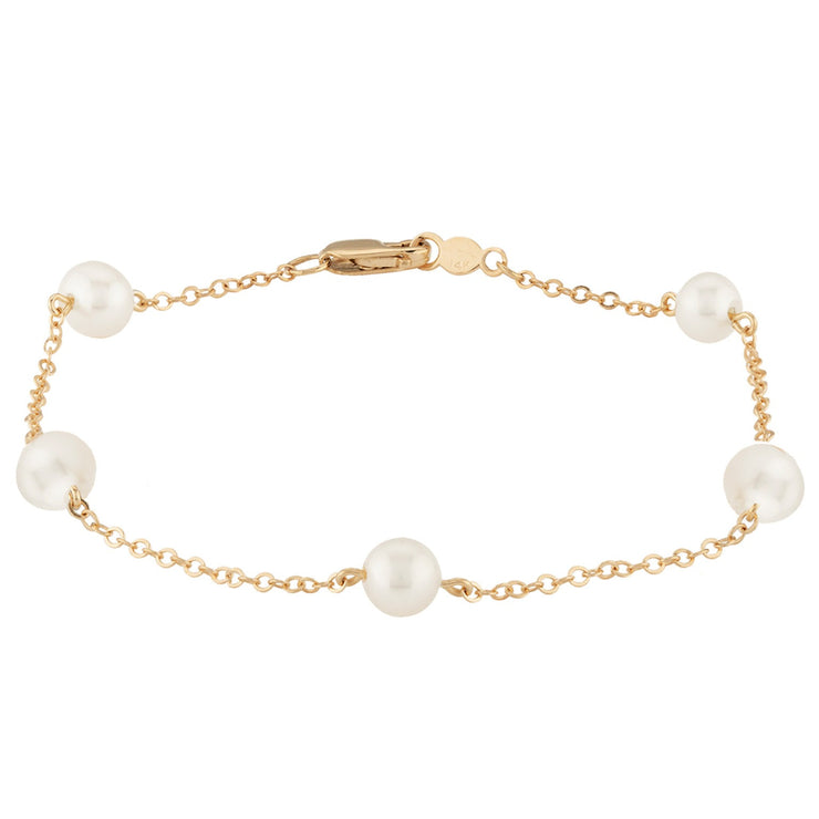 STATIONED PEARL BRACELET