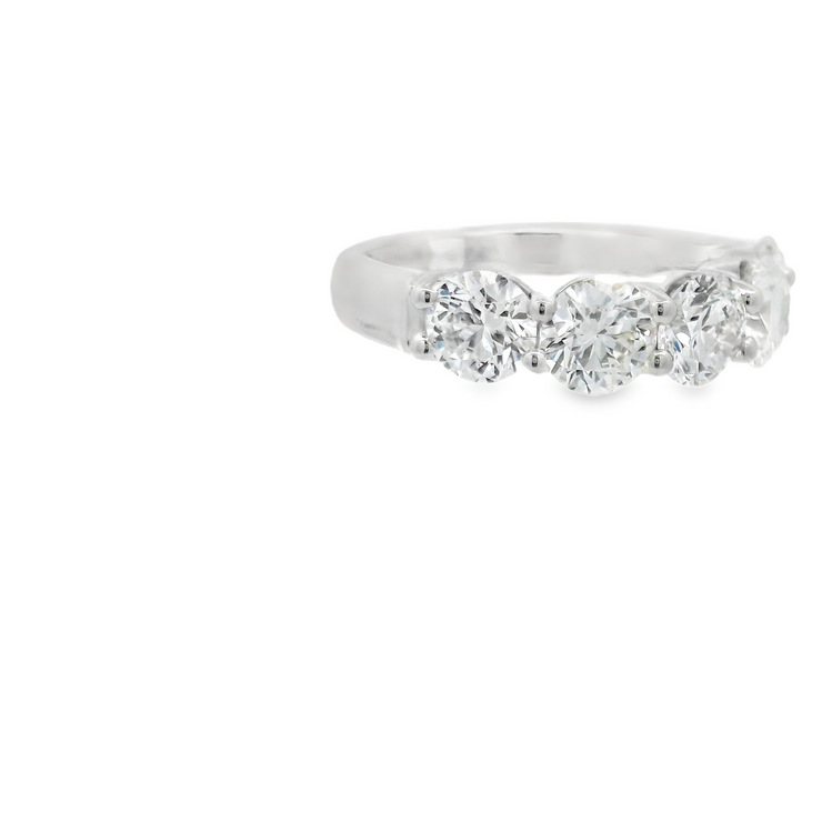 5 STONE DIAMOND BAND - 3 CT