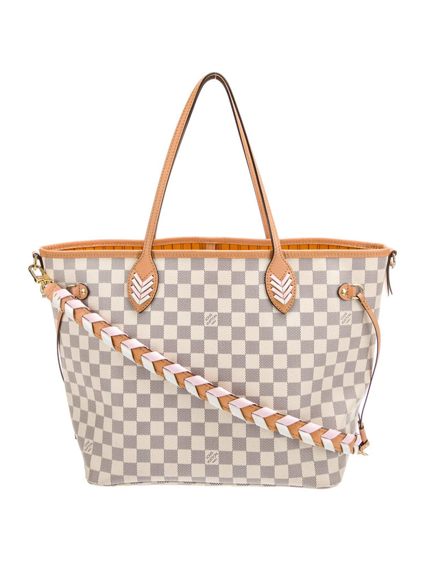 LOUIS VUITTON BRAIDED AZUR NEVERFULL MM