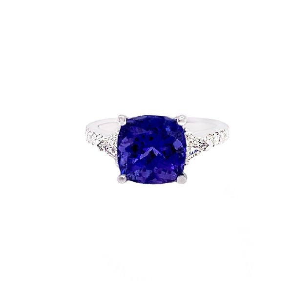 TANZANITE & DIAMOND RING