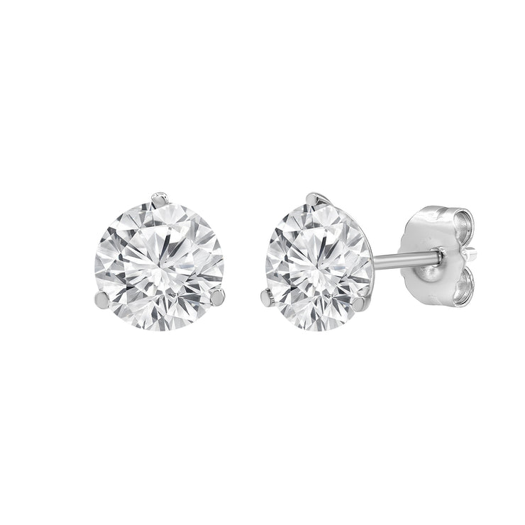 LAB DIAMOND STUDS 5.27CTW