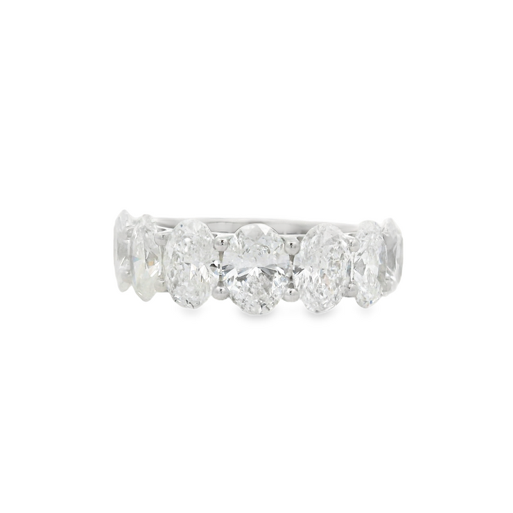 OVAL DIAMOND BAND - 4 CT