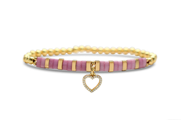 Skylar Paige - So Charming - Bead It! Open Heart Bracelet