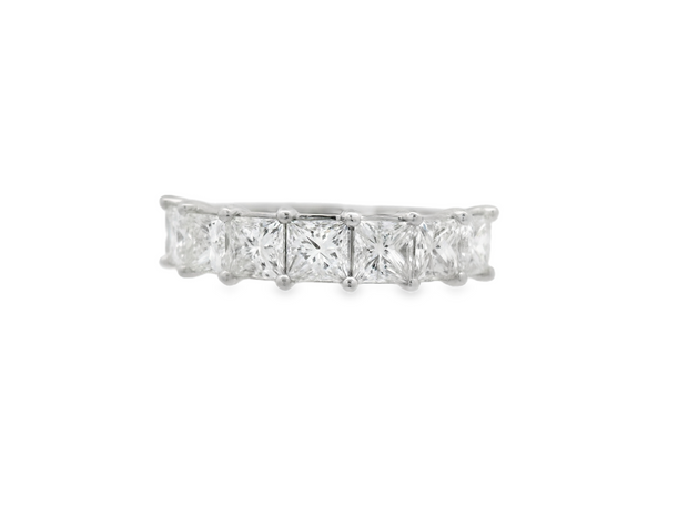 PRINCESS CUT DIAMOND BAND – 2 CT