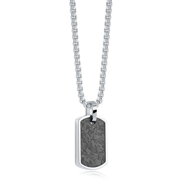 CARBON FIBER DOG TAG PENDANT