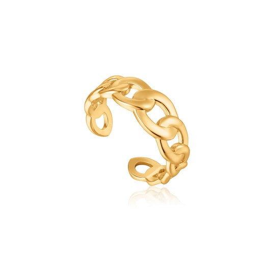 ANIA HAIE - CURB CHAIN ADJUSTABLE RING