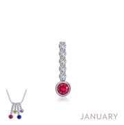 LAFONN - JANUARY BIRTHSTONE LOVE PENDANT