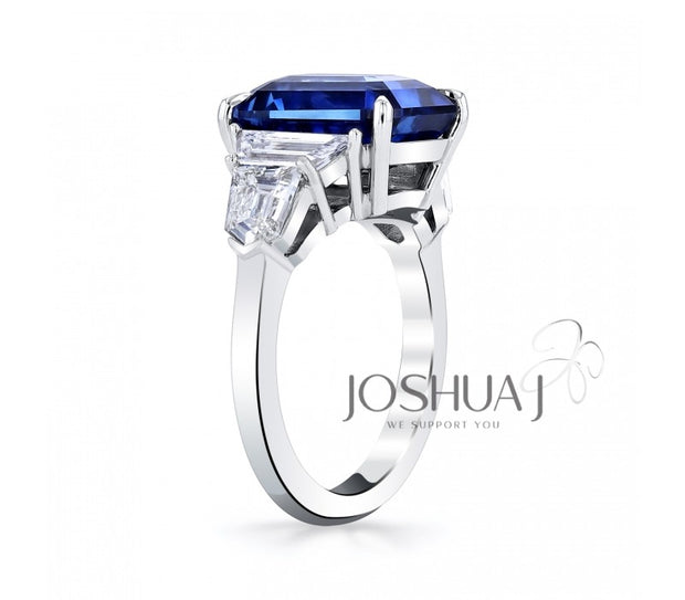 JOSHUA J - SAPPHIRE & DIAMOND RING