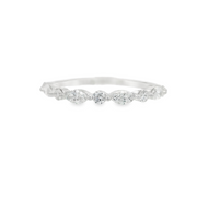 EAST WEST MARQUISE DIAMOND WEDDING BAND – ½ CT