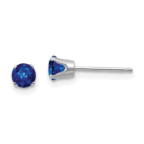 SAPPHIRE STUD EARRINGS