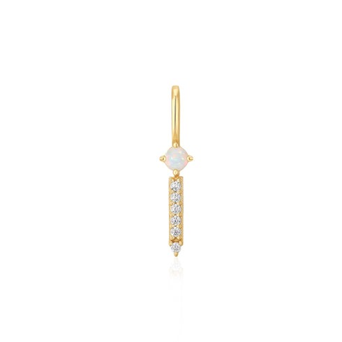 ANIA HAIE - OPAL & CUBIC ZIRCONIA NECKLACE CHARM