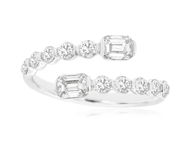 DIAMOND BYPASS RING