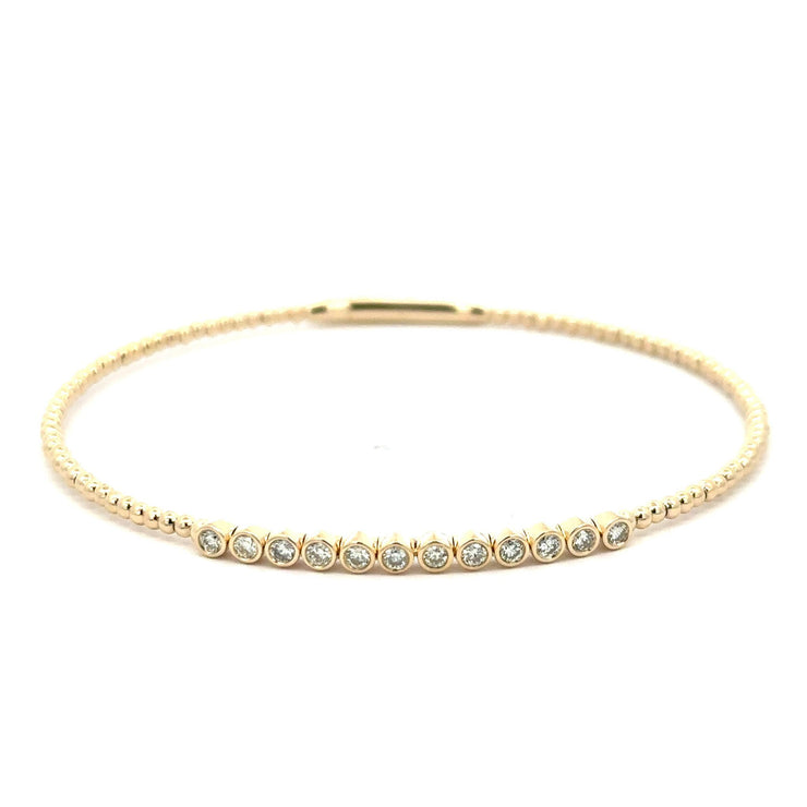 DIAMOND BAR BANGLE BRACELET