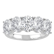 5 Stone Oval Lab Grown Diamond Wedding/Anniversary Ring