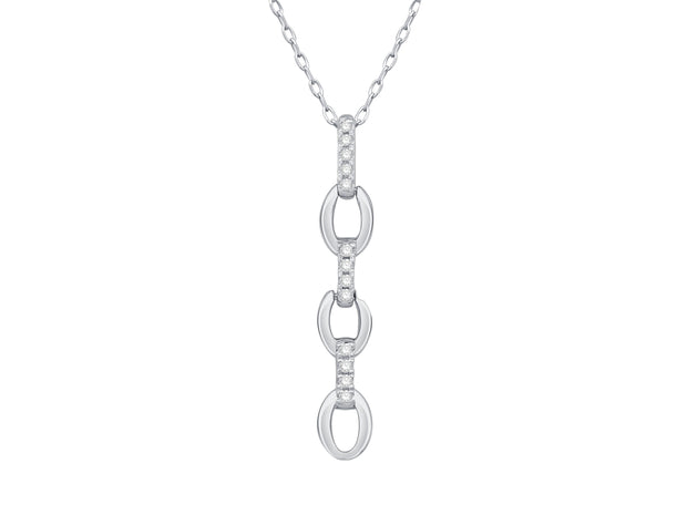 DIAMOND CHAIN LINK PENDANT