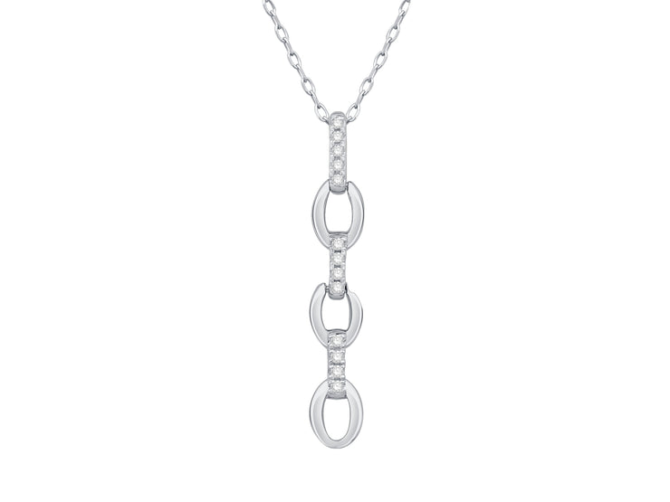 DIAMOND CHAIN LINK PENDANT