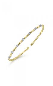 GABRIEL & CO - STATIONED DIAMOND BANGLE BRACELET