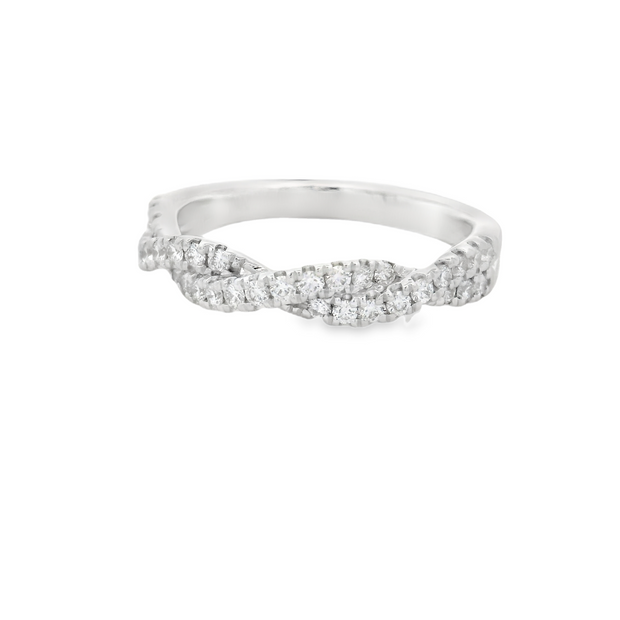 DIAMOND TWIST BAND - 1/3 CT