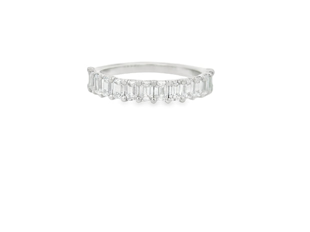 1.27 CTW EMERALD CUT DIAMOND BAND