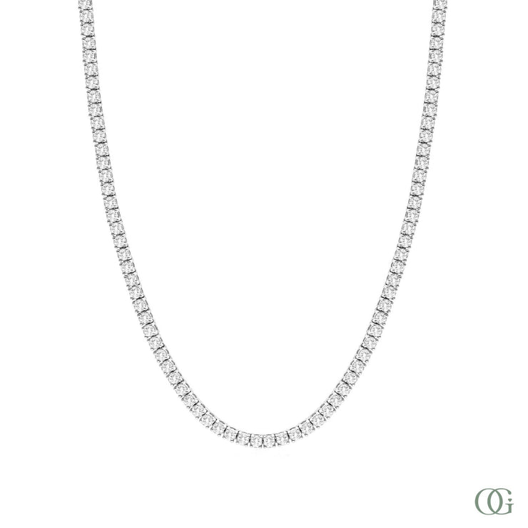 DIAMOND TENNIS NECKLACE - 7 CT