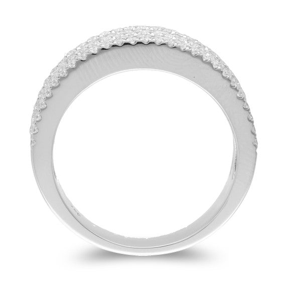 PAVE DIAMOND WIDE BAND