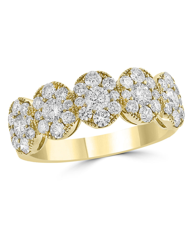 OVAL CLUSTER DIAMOND RING