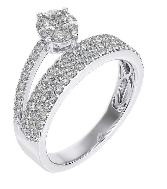 OVAL CLUSTER DIAMOND RING