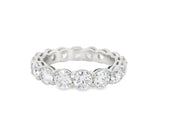 3.90 CTW ROUND LAB DIAMOND ETERNITY BAND