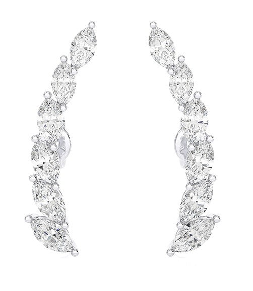 MARQUISE DIAMOND EAR CRALWER