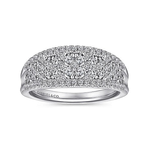 GABRIEL - PAVE DIAMOND RING