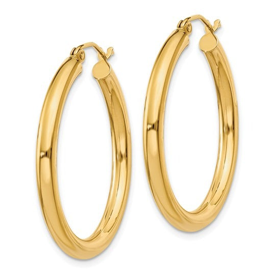 Yellow Gold Hoop Earrings