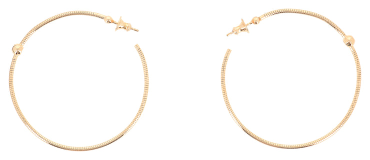 DIAMOND SOLITAIRE HOOP EARRINGS