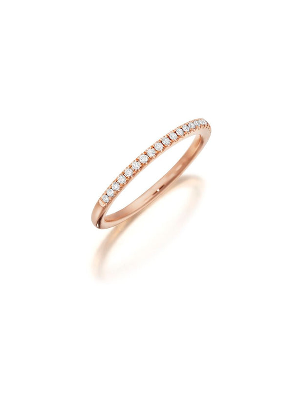 HENRI DAUSSI - ROSE GOLD DIAMOND BAND