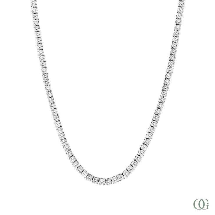 DIAMOND TENNIS NECKLACE - 9 1/2 CT