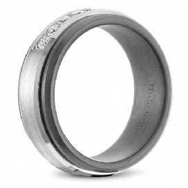 CROWN RING - DIAMOND WEDDING BAND