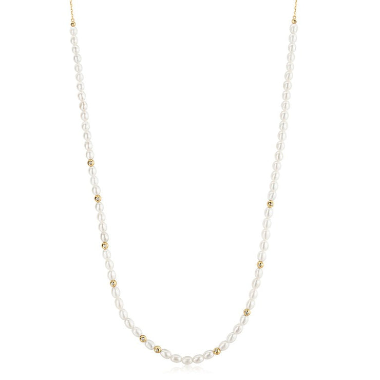 Ania Haie - Pearl & Cubic Zirconia Necklace